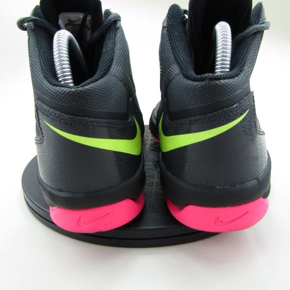 Nike Air Max Stutter Step 2 Shoes Youth 6.5Y 653754-002 Black Pink Yellow - Picture 6 of 7